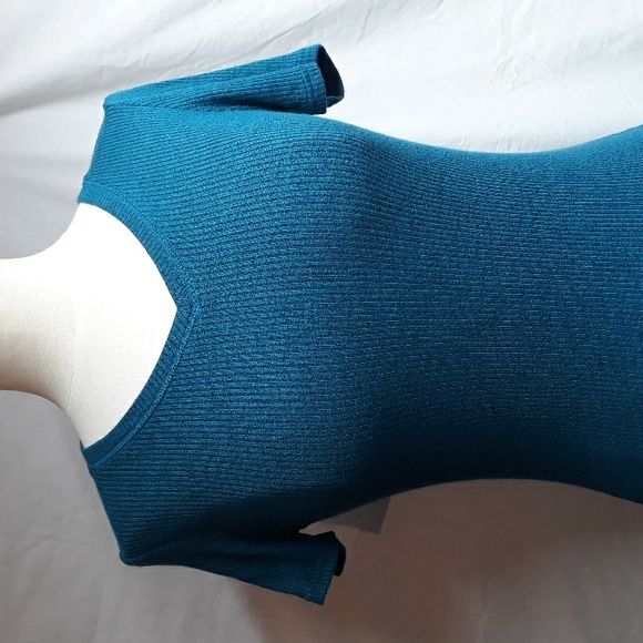 T Shirt short sleeve Dress Teal - Picture 5 of 10